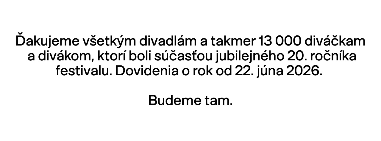 dakujeme 2025